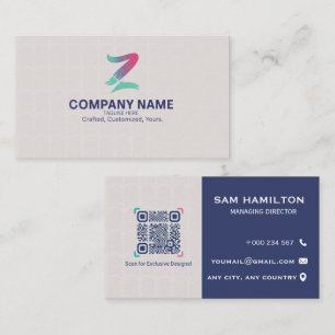 Cartão de Visita Corporativo Empresarial Logotipo 