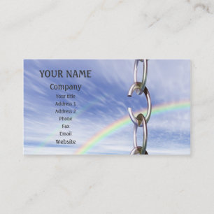 Cartão De Visita Corrente quebrada