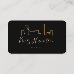 Cartão De Visita corretor imobiliário adiciona código QR de foto