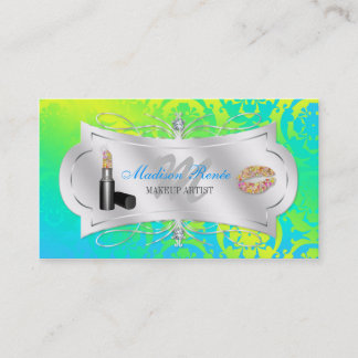 Cartão De Visita Cosmetologist pródigo Sparkling do limão do limão
