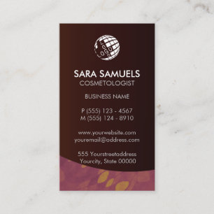 Cartão De Visita Cosmetologista Esteticista Beleza
