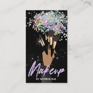 Cartão De Visita Cosmetólogo Makeup Artist - Beauty Salon MUA
