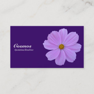 Cartão De Visita Cosmos Roxos - Roxo Profundo 330066