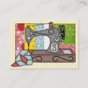 Cartão De Visita Costura/Esforço de Semente/Curso - SRF