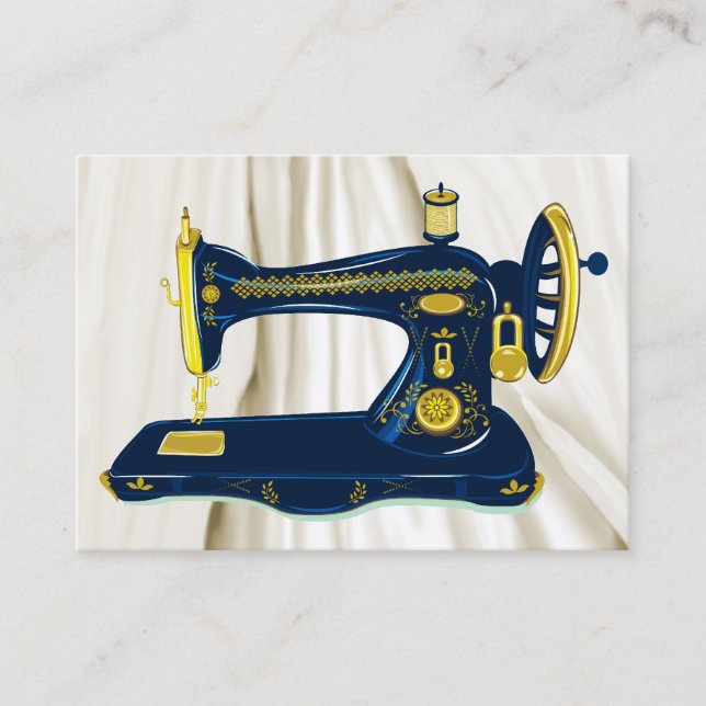 Cartão De Visita Costura/Esforço de Semente/Moda - SRF (Frente)