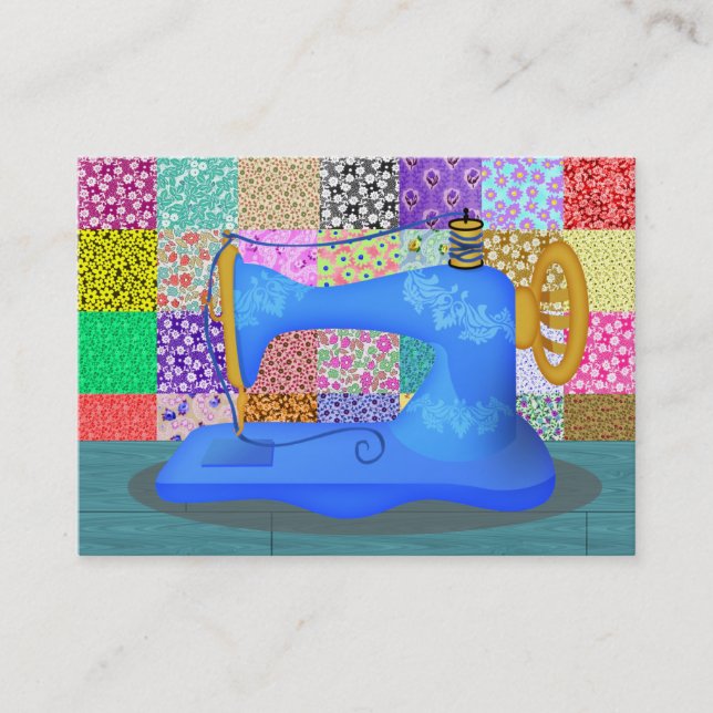 Cartão De Visita Costura/Esforço de Semente/Moda - SRF (Frente)