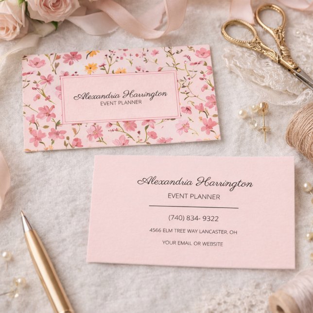 Cartão De Visita Country Floral (Criador carregado)