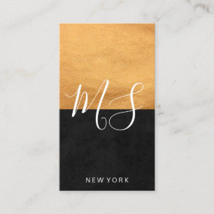 Cartão De Visita Couro e Preto Esfolados