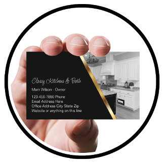 Cartão De Visita Cozinha Clássica E Remodelação De Banho