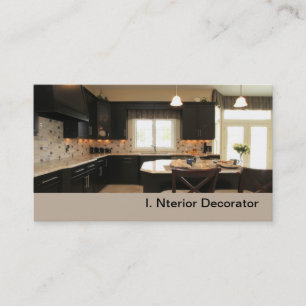 Cartão De Visita cozinha luxuosa contemporânea