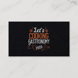 Cartão De Visita Cozinhar Gastronomia 2022