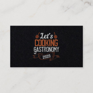 Cartão De Visita Cozinhar Gastronomia 2022