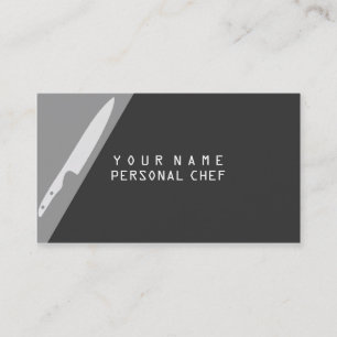 CARTÃO DE VISITA COZINHEIRO CHEFE PESSOAL
