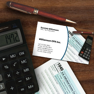 Cartão De Visita CPA | Profissional fiscal