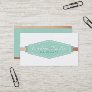 Cartão De Visita CRACHÁ MODERNO LOGOTIPO monograma monograma hort r