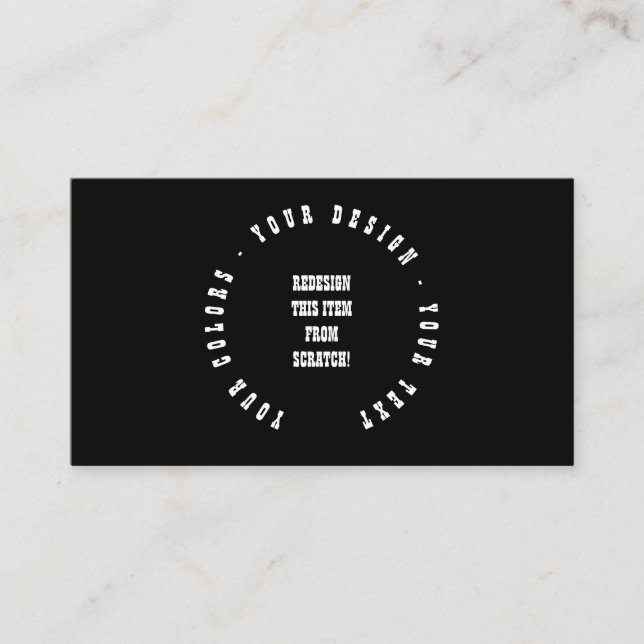 Cartão De Visita Create Your Own (Frente)