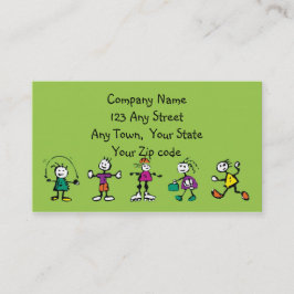 Cartão De Visita creches, infantários, professores ou babás