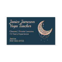 Crescent Moon Rosa Dourado Celestial