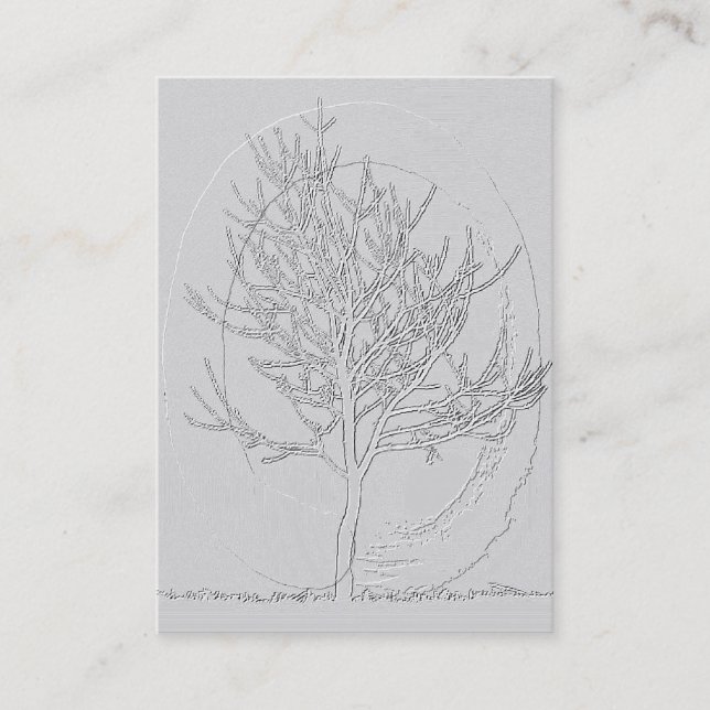 Cartão De Visita Crescimento do zen (Frente)