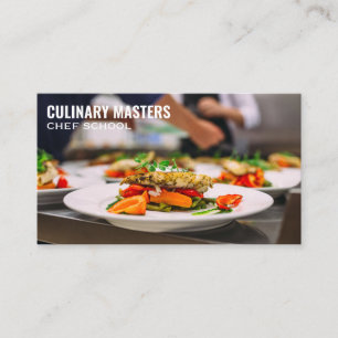 Cartão De Visita Criação de Comidas de revestimento de chefs