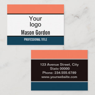 Cartão De Visita Criado para você, crachá na moda