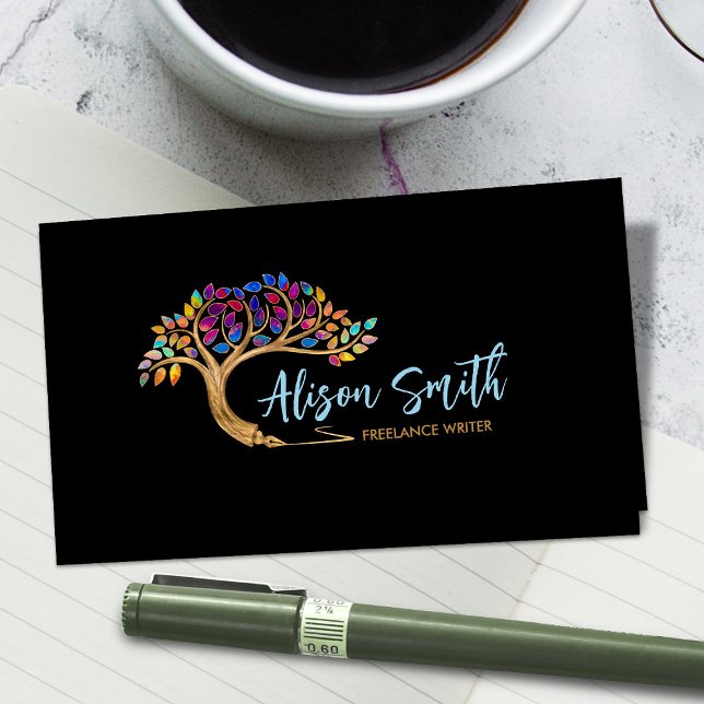 Cartão De Visita Criador de conteúdo - Criador de cópia - Escritor  (Criador carregado)