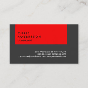 Cartão de visita criativo moderno da listra