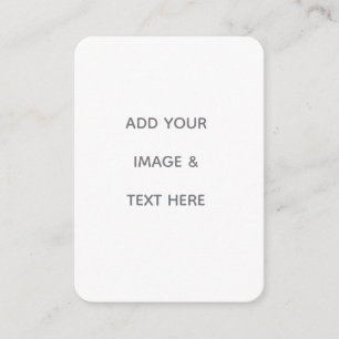 Cartão De Visita Crie o seu próprio branco 