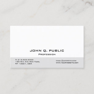 Cartão De Visita Crie o seu próprio Elegante Profissional Moderno