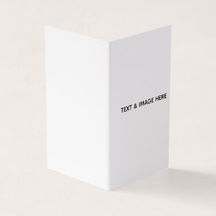 Cartão De Visita Crie seu próprio branco