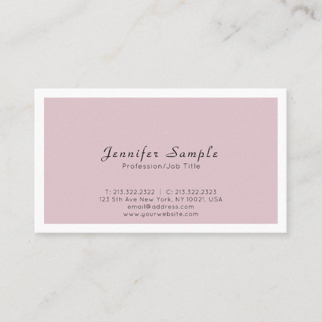 Cartão De Visita Crie seu próprio Design de limpeza moderna profiss (Frente)