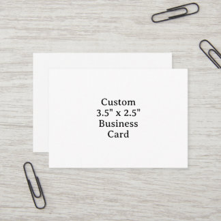 Cartão De Visita Crie seu próprio simples personalizado 3.5" x 2.5"