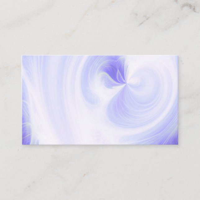 Cartão De Visita Crie Seus Próprios Redemoinhos de Luz Branca - Rox (Frente)