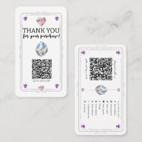 Cristais Metafísicos Quartzo QR Mídia Social