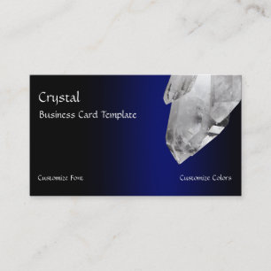 Cartão De Visita Cristais Reiki do Quartz Crystal Rock