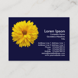 Cartão De Visita Cristamão Amarelo - Azul Marinho