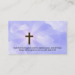 Cartão de visita cristão