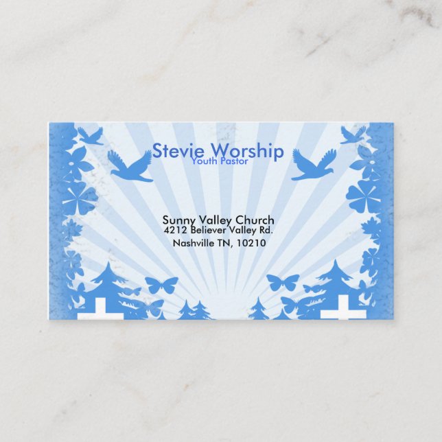 Cartão de visita cristão (Frente)