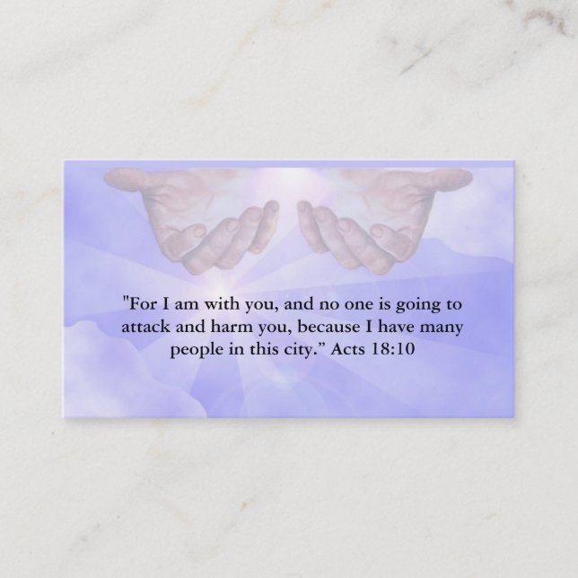 Cartão de visita cristão (Frente)