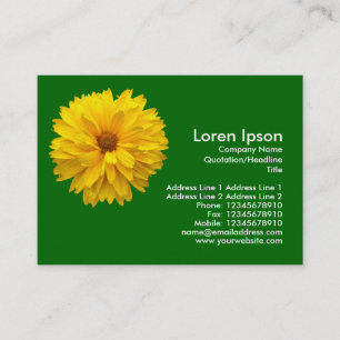 Cartão De Visita Cristão Amarelo - Verde-Grama