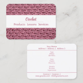 Cartão De Visita CROCHET - Business Card