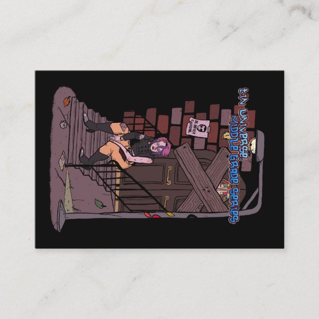 Cartão De Visita Cromo de colecção de médio grau #2 da série do (Frente)