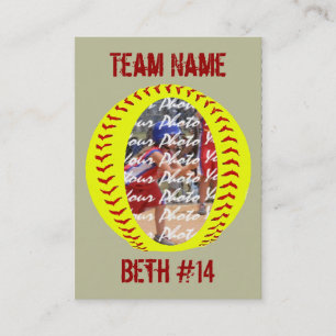 Cartão De Visita Cromos de colecção da foto do jogador