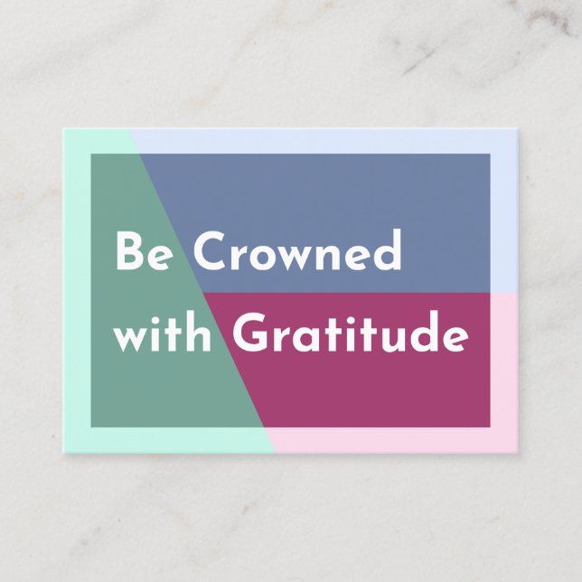 Cartão De Visita Crowned Cards (Frente)