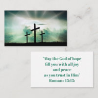 Cruz Religiosa de Esperança Inspiradora Cristã Bíb