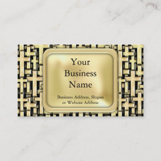 Cartão De Visita Cruzes douradas