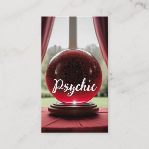 Cartão De Visita Crystal Ball Psychic