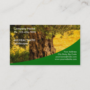 Cartão De Visita Cuidador de Jardim Manutenção de Gramado