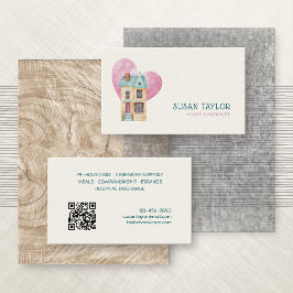 Cartão De Visita Cuidador doméstico