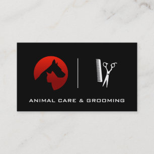 Cartão De Visita Cuidados de animais e cultivo  Animais de estimaç